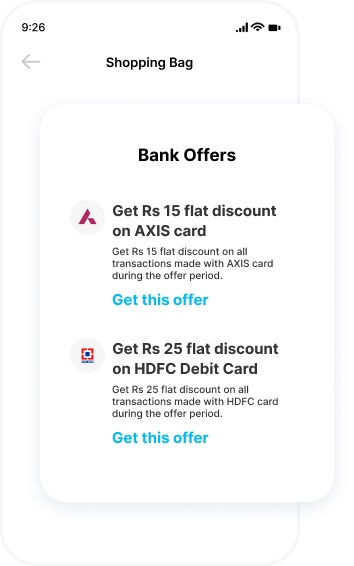 List all available offers